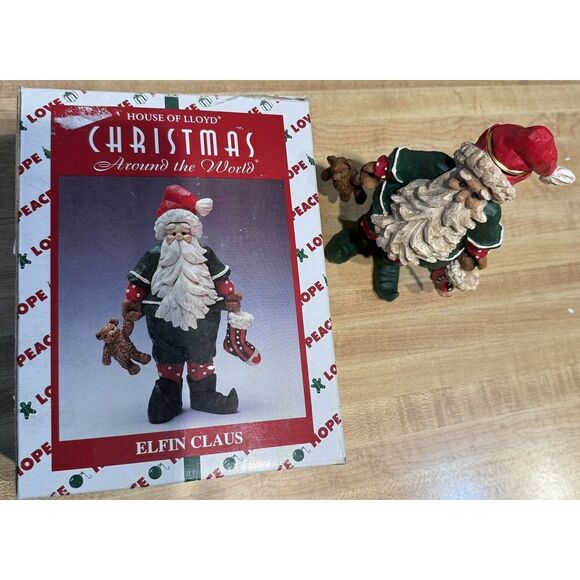 Vintage House Of Lloyd Christmas Around The World Santa #542375‎ 1997 - Picture 3 of 11